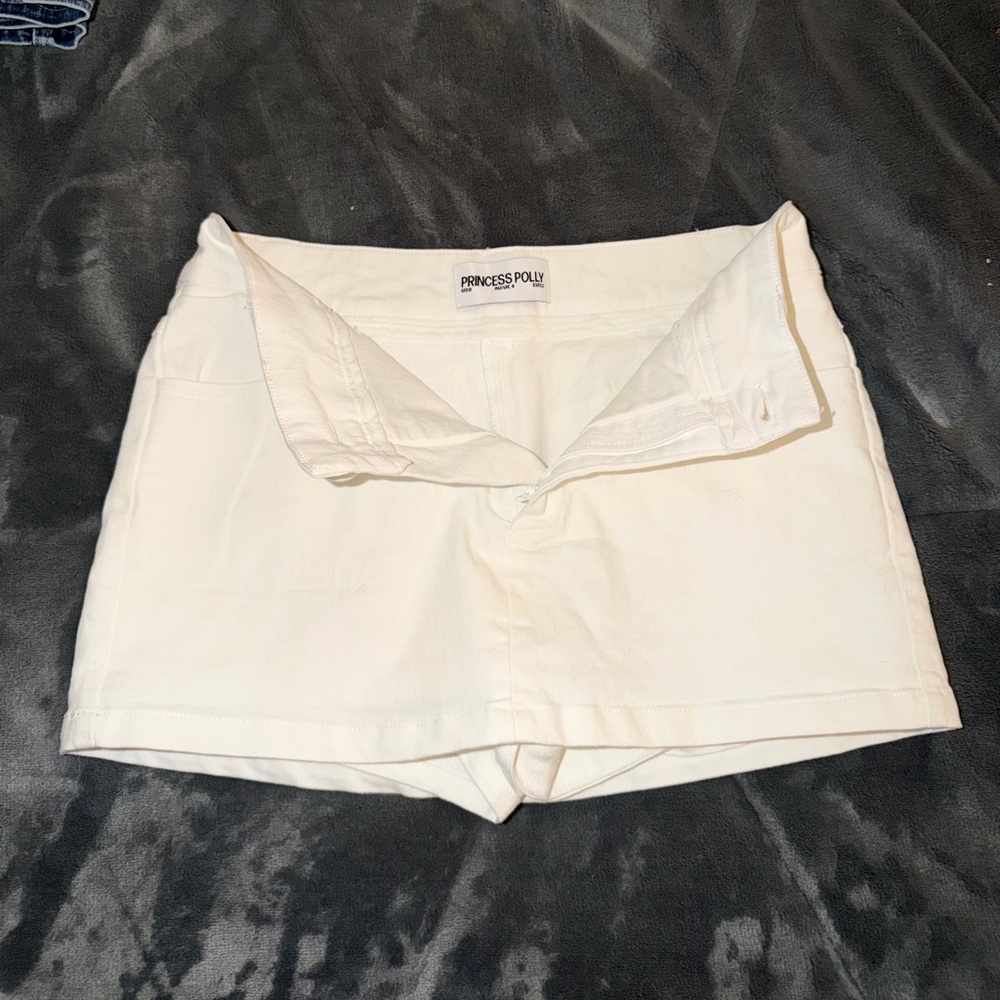 Princess Polly White mini skirt